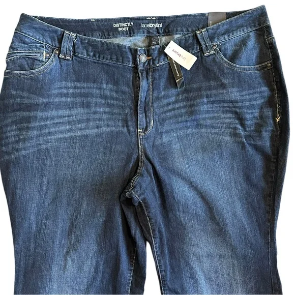 LANE BRYANT Distinctly Bootcut stretch jeans sz 26 Petite - 29” inseam - NWT! - Picture 7 of 9